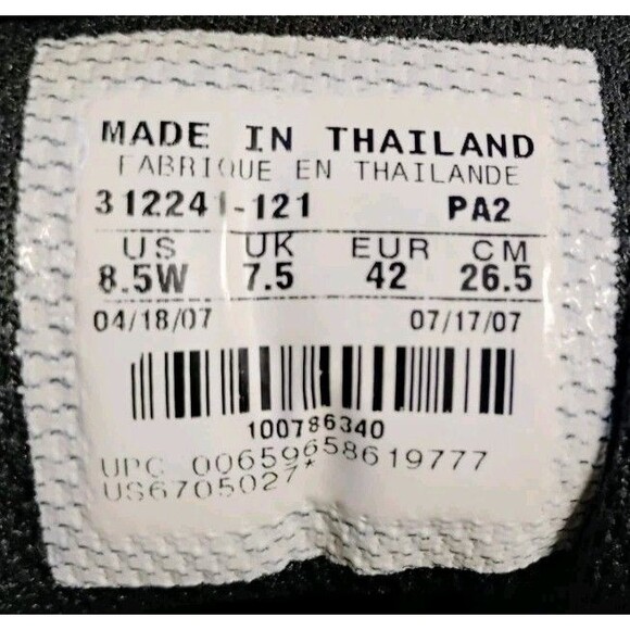 ⛳️ Nike Men's Air Performance‎ Golf Shoes 8.5W White Brown Black Spikeless ⛳ - Picture 6 of 6